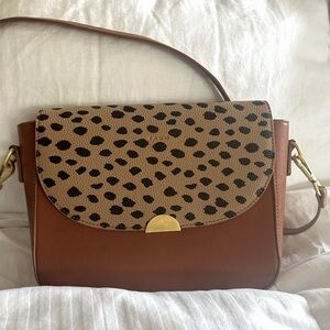 Beautiful Fawn Design Animal Print Purse with shoulder strap